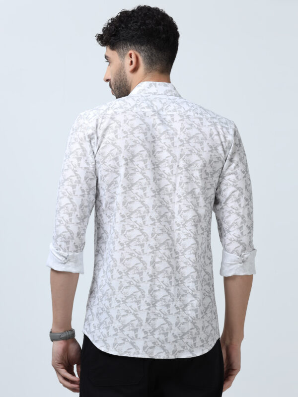 Linen Shirt with Print For Men - Comfortable & Trendy - Image 4