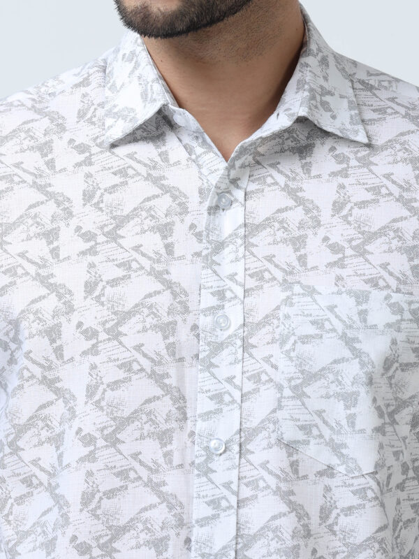 Linen Shirt with Print For Men - Comfortable & Trendy - Image 5